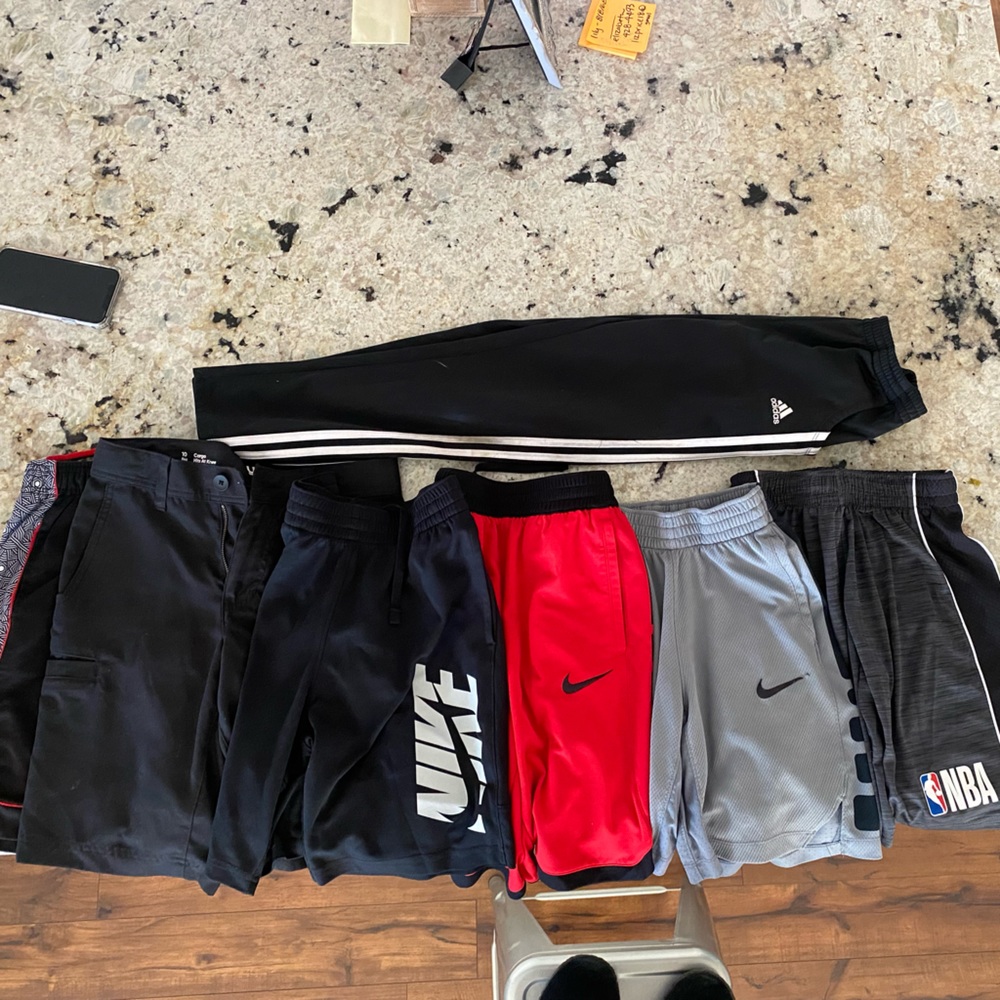Multiple pairs of shorts